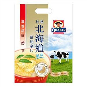 全新麥片再升級，麥香更濃更好吃，每一口都是濃醇香 獨家麥片含有膳食纖維 即沖即食，早餐首選 ※ 製造日期與有效期限，商品成分與適用注意事項皆標示於包裝或產品中※ 本產品網頁因拍攝關係，圖檔略有差異，實