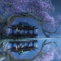 暮色天空