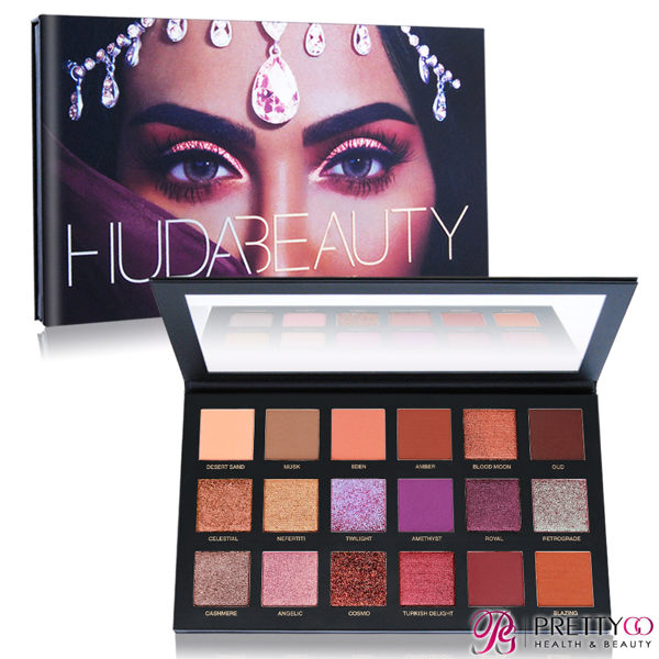 Huda Beauty Desert Dusk Palette沙漠黃昏18色眼影盤(25.2g)【美麗購】