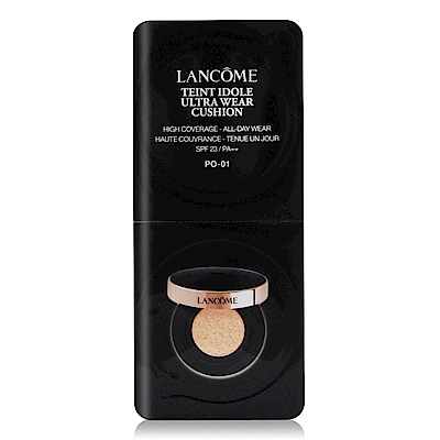 LANCOME 蘭蔻 零粉感超持久氣墊粉底 SPF23/PA++1.8g#PO-01