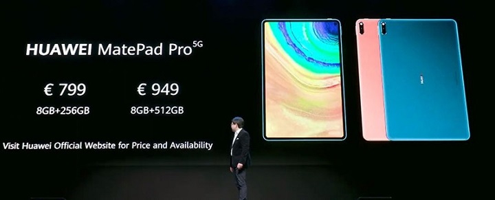 華為發表 5G 平板 MatePad Pro，步同更新 MateBook X Pro、MateBook X D14/15 筆電