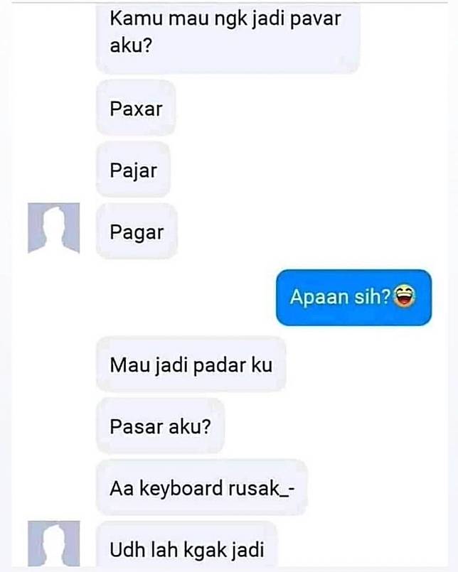 Kirim pesan chat ke gebetan