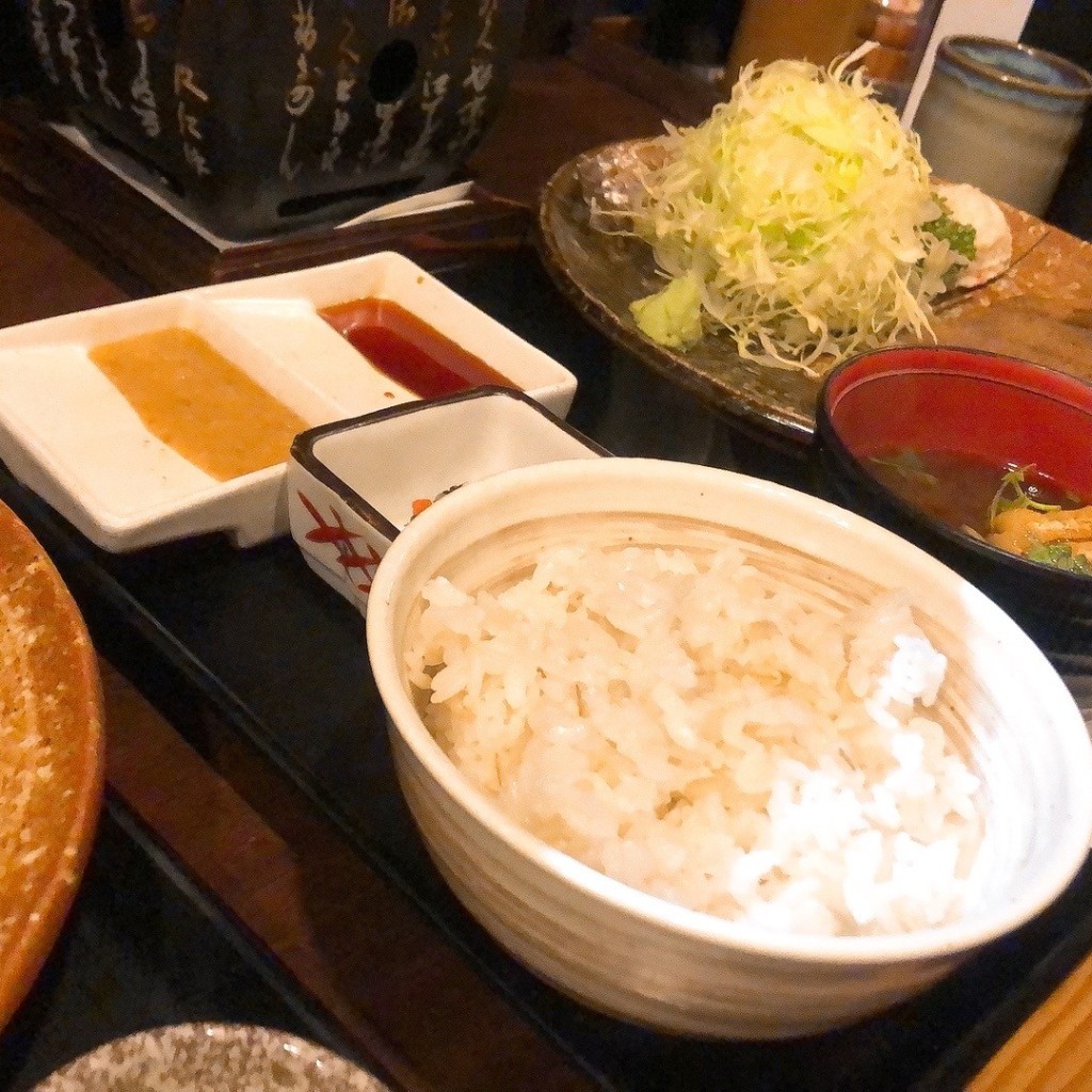 ユーザーが投稿した牛タンかつ定食の写真 - 実際訪問したユーザーが直接撮影して投稿した渋谷肉料理牛かつもと村 渋谷店の写真