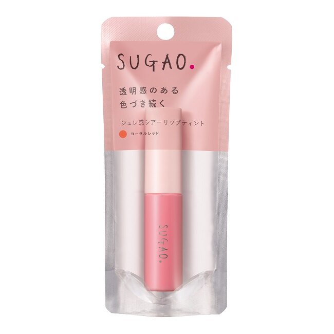 SUGAO QQ果凍感唇釉 珊瑚蜜紅 4.7ml