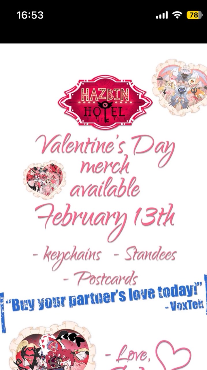 ~Valentine's day~ Hazbin hotel 共同購入