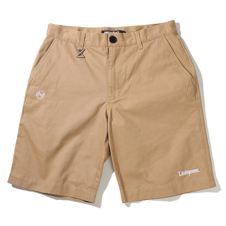 Under peace - GENTLE / CHINO SHORT PANTS 基本款 素面 短褲 (卡其)