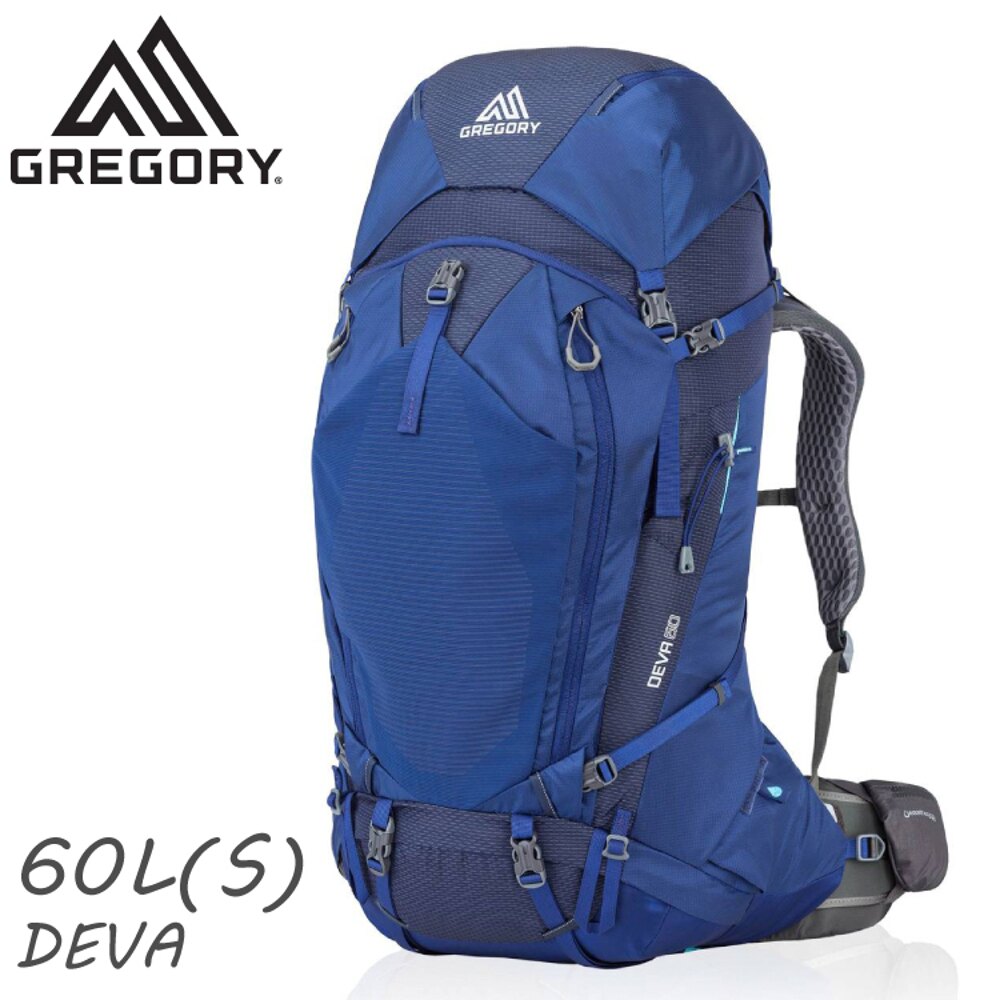 【GREGORY 美國 女 DEVA 60 S 登山背包《夜景藍》60L】91622/雙肩背包/後背包/自助旅行/健行/休閒旅遊