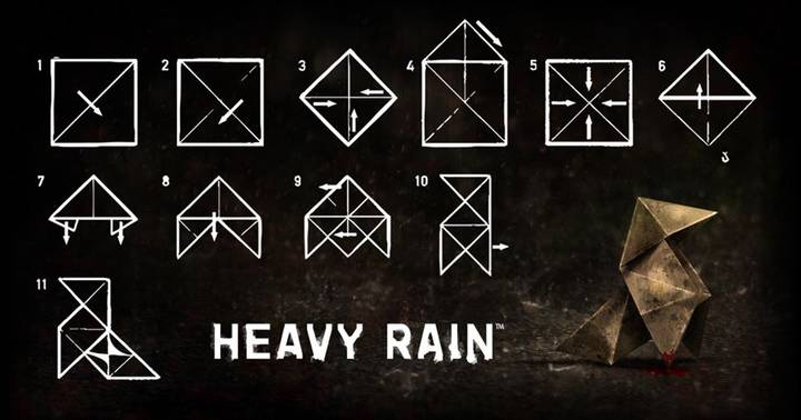 慶祝《暴雨殺機》10 週年，官方大方送上摺紙教學。（圖片來源：Quantic Dream 官方推特）
