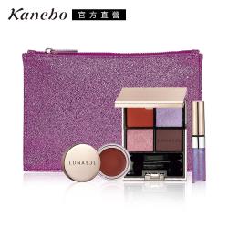◎季節限定霓光雙色組合|◎光滑服貼，薄透延展|◎妝點出無限魅惑的立體容顏品牌定位:專櫃品牌品牌:Kanebo佳麗寶商品名稱:LUNASOL摯愛假日派對組種類:口紅/唇釉/唇蜜,眼影/彩盤適用部位:眼部