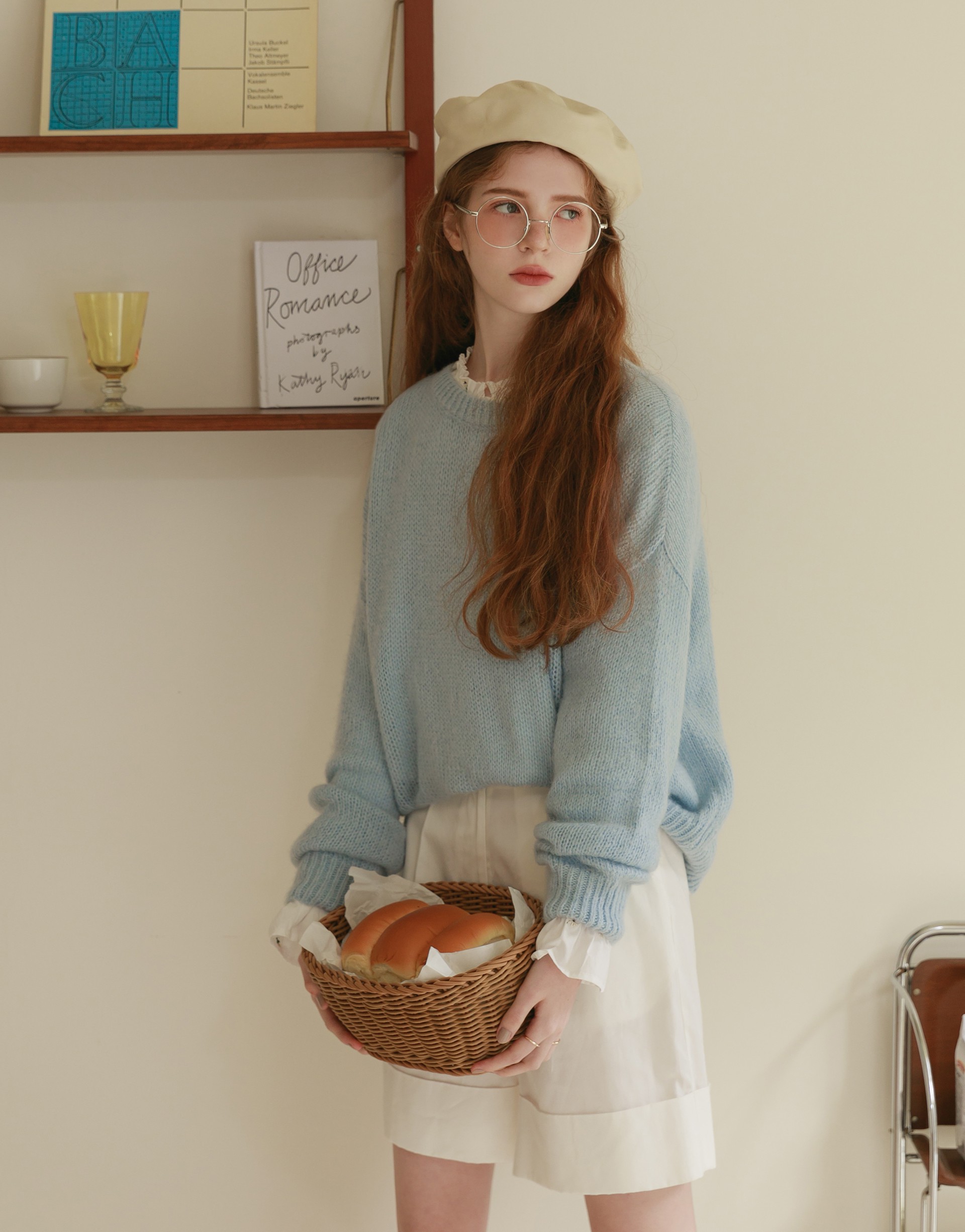 長版設計/超Q澎澎毛絨針織面料