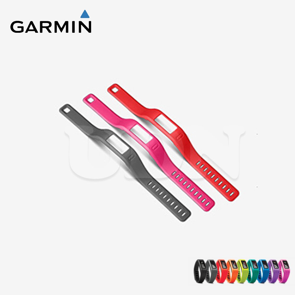 GARMIN vivofit 手環配件包 (小-粉紅/紅/灰) 010-12149-07