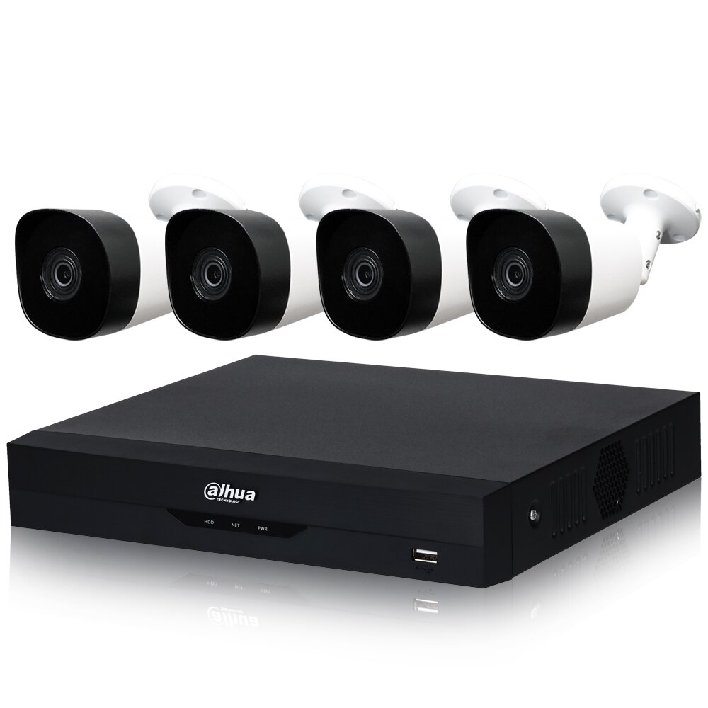 最新AI編碼/H.265+/H.265壓縮儲存 ‧ 含200萬紅外線槍機型攝影機x4 ‧ 鏡頭焦距3.6mm