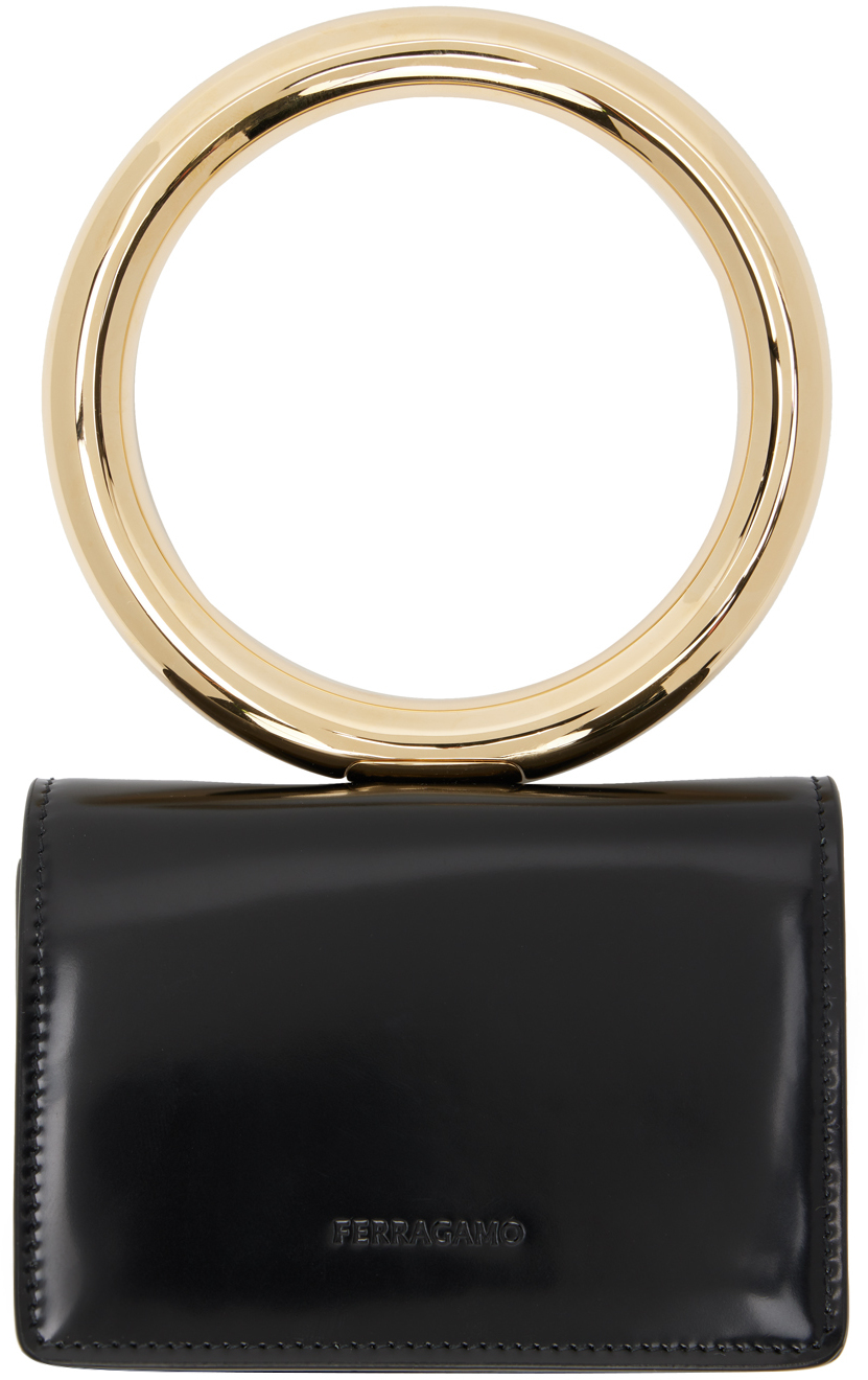 Ferragamo 黑色 Micro 钱包