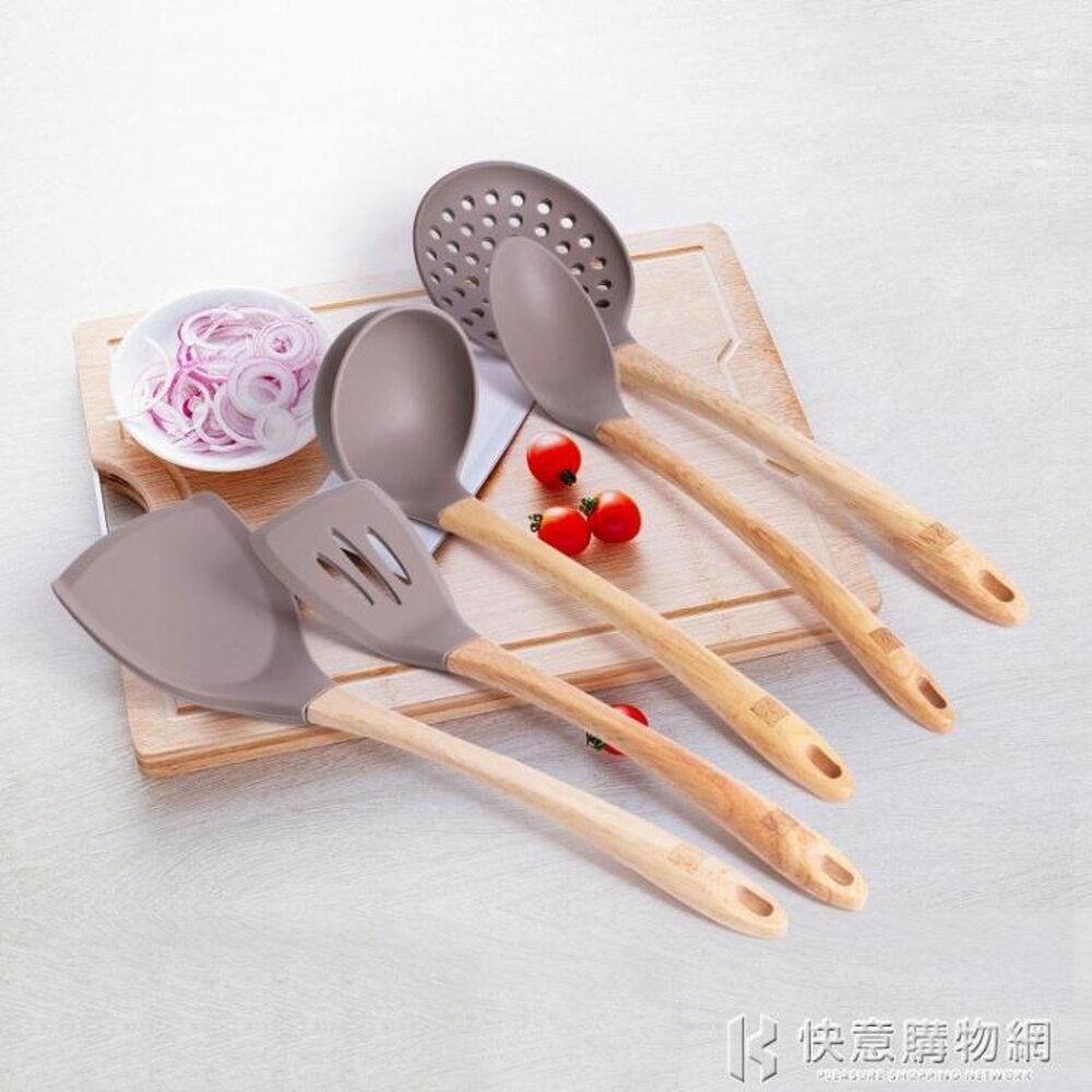 鍋鏟不黏鍋硅膠鏟耐高溫炒菜鏟子不黏鍋專用湯勺家用 NMS快意購物網