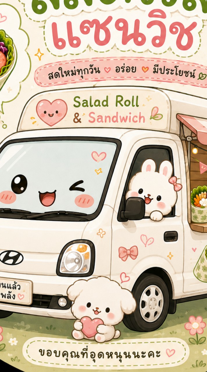 เร่ร่อนสลัดโรล🥬🥗