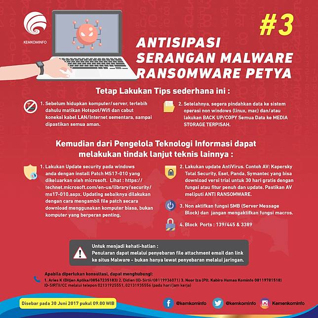 Cegah Petya, Pegawai Kantor Diminta Lakukan Ini Saat Hidupkan PC