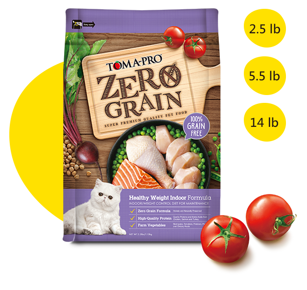 TOMA-PRO 優格 零穀 室內貓體重管理 2.5磅 貓飼料 無穀貓飼料 成貓飼料 減肥貓飼料 老貓飼料