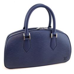 ◎九九成新展示品-半價出清|◎|◎品牌:LouisVuitton/LV品牌定位:國際精品背法:手提包款:波士頓包顏色:藍色系外層材質:牛皮內層材質:麂皮適用性別:女生產地:法國開口方式:拉鍊式尺寸-長