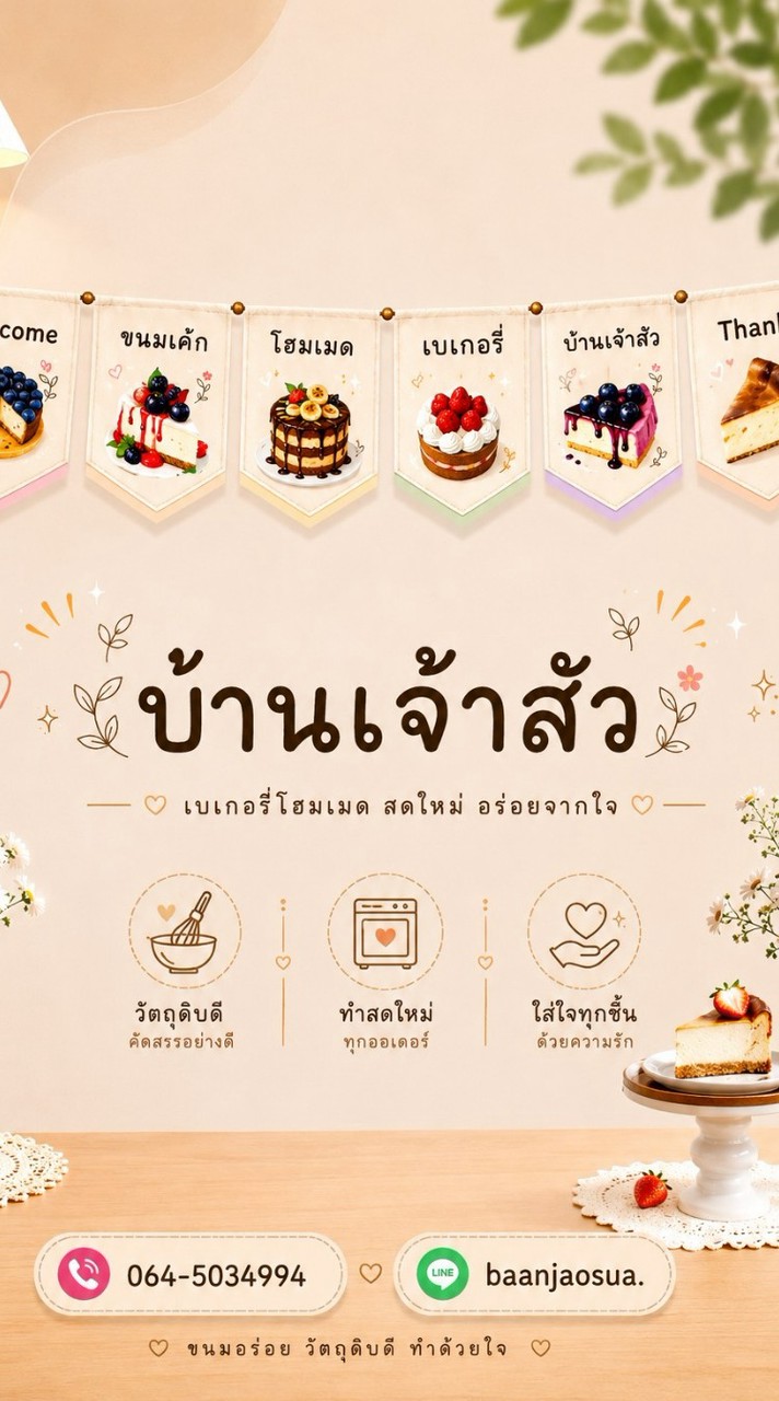 Baan Jaosua🍰บ้านเจ้าสัว