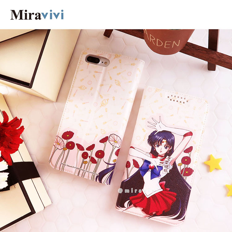 美少女戰士 iPhone 7/8 Plus(5.5吋) 皮套_火星仙子