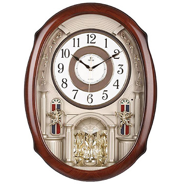 高CP值|客廳必備|整點報時|機芯| 高品質石英靜音機芯|鐘殼材質| 無毒高品質塑鋼|特色| 整點音樂報時(16首)、精緻設計造型、旋轉擺錘 |特殊功能| 程序控制音樂報時