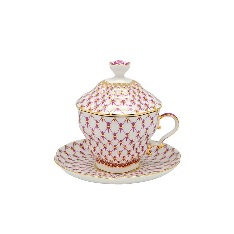 俄羅斯聖彼得堡 經典皇家瓷器 22K金手工金典 270年歷史璀璨精工