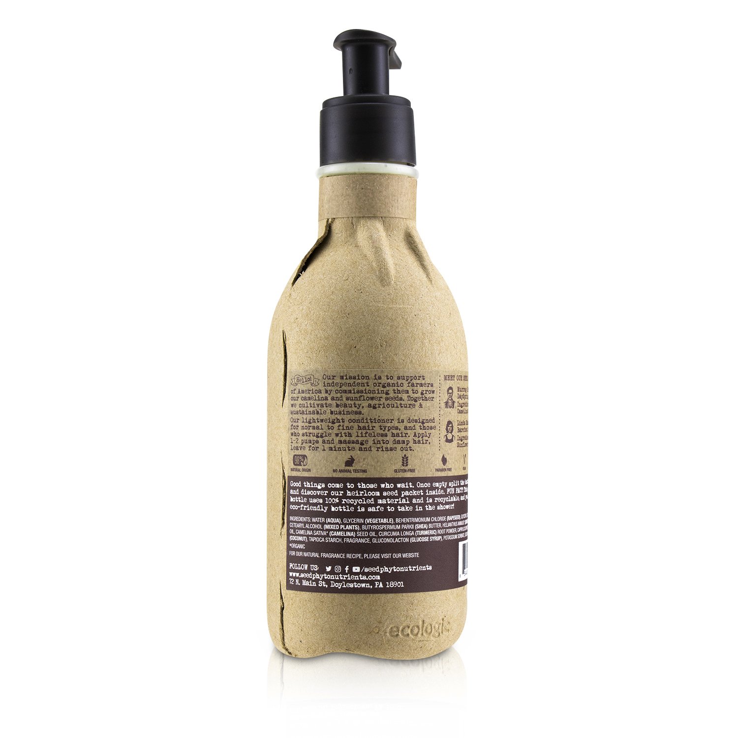 Seed Phytonutrients Exfoliating Hand Wash (For Removing Dirt & Grime) 250ml/8.5oz