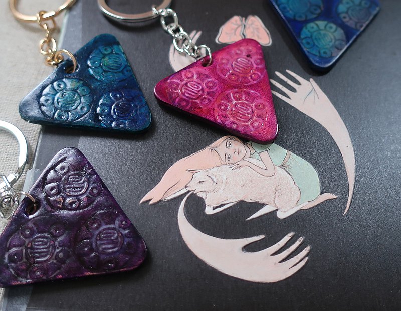 作品附有精美牛皮紙盒，願收到後能感受到設計師滿滿的用心。