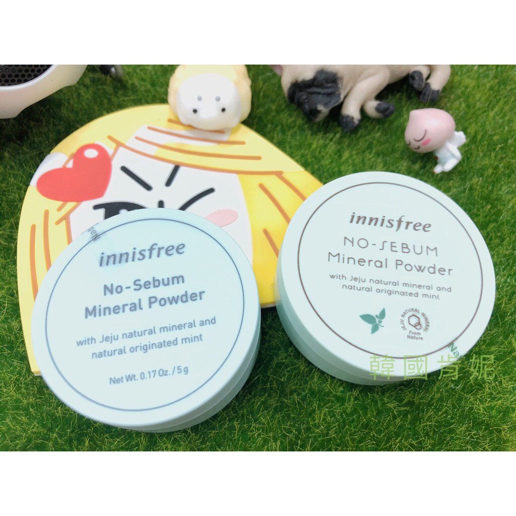 韓國 Innisfree ECO 無油光天然薄荷礦物蜜粉 5G