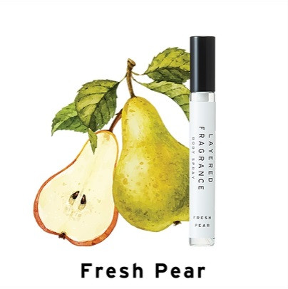 平價小眾香水推薦4：Layered Fragrance Body Spray－Fresh Pear 10ml/100ml ，約NT.405/1355