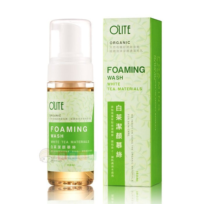O'LITE 歐莉特 白茶潔顏慕絲 150ML[TW080344]健康本味