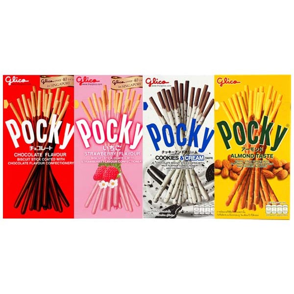 江崎 Glico 固力果 POCKY 巧克力棒/草莓棒/巧克力餅乾(47g/45g)【小三美日】D010137