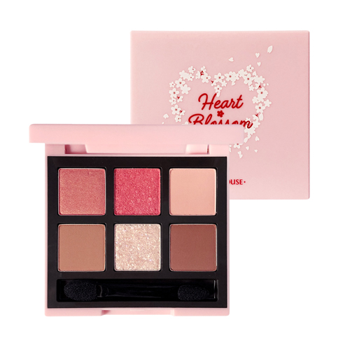 #3櫻花釀酒-帶紅感比較明顯的一盤，也是主打款，可以畫出嫵媚感眼妝。顏色有集結草莓與櫻花的粉紅珠光、櫻花粉珠光、微粉感的蜜桃色、透亮的粉嫩咖啡色、多重色彩感的亮粉珠光色、櫻花酒咖啡色。★兼具珠光、亮粉