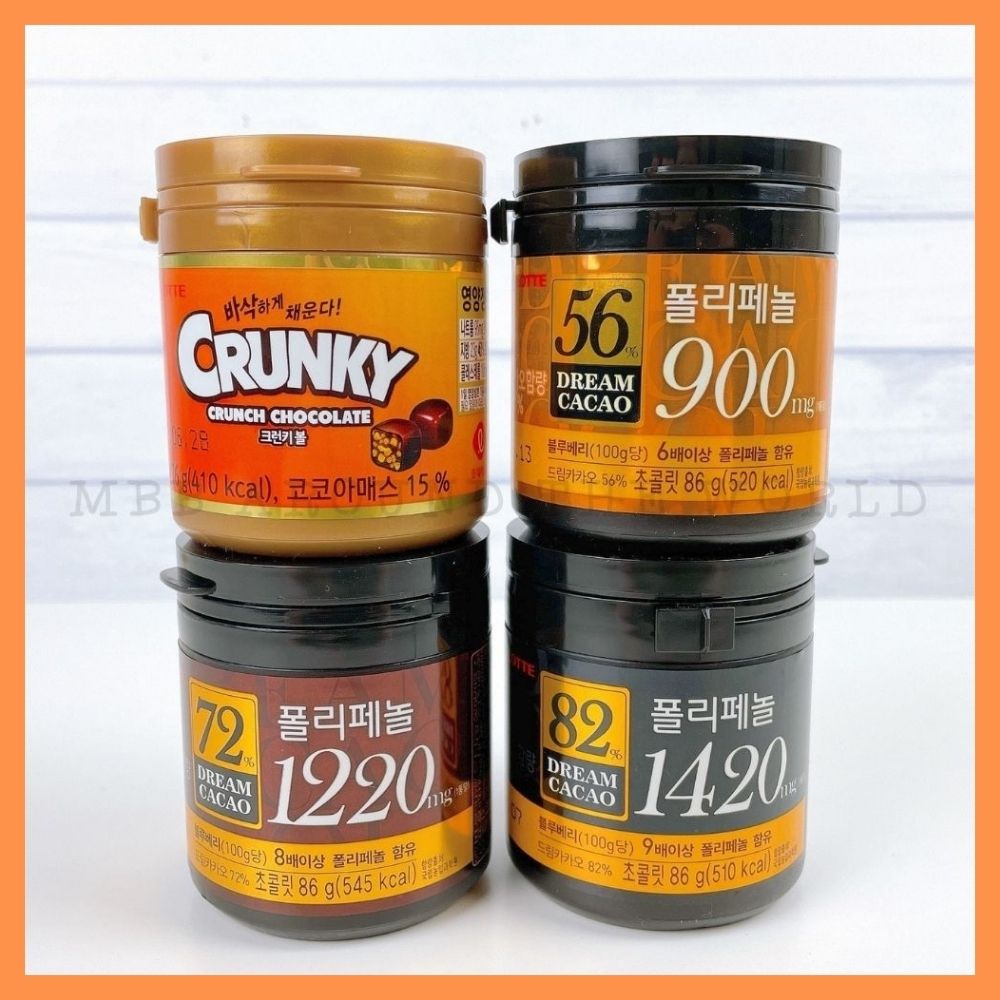韓國 LOTTE樂天 骰子巧克力 56% 72% 82％ 韓劇 Dream Cacao 米果 機智醫生