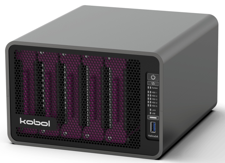 裝入專屬機殼後，整體與一般NAS沒有兩樣。