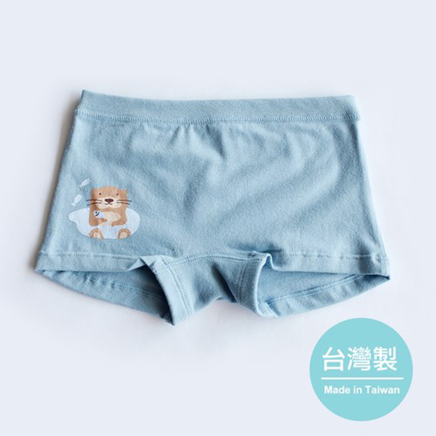 minihope美好的親子生活 - 愛玩耍的水獺女童四角褲