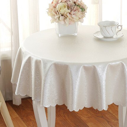 酒店桌布 防水防油免洗防燙圓桌餐藝北歐歐式桌墊家用圓形臺布『CM1332』