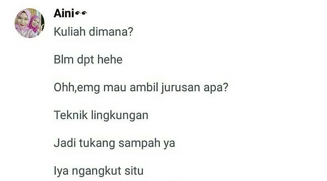 10 Pertanyaan 'Kuliah Dimana' Paling Kocak, Responnya Bikin Hening Seketika, Kamu Pernah Alami?