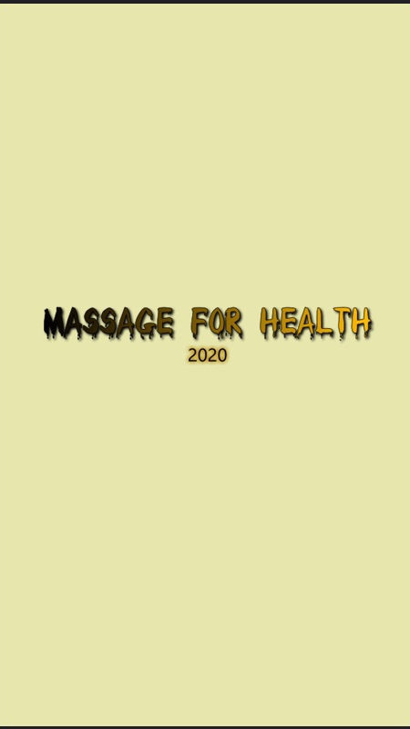 Massage for health 2020のオープンチャット