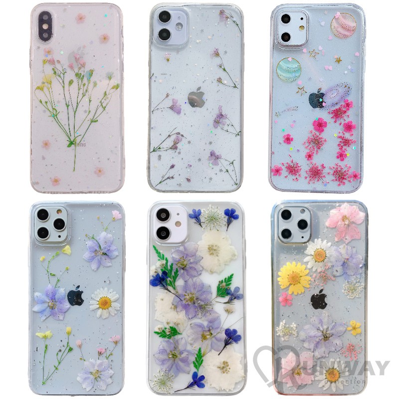 永生真花 花朵 乾燥花 滴膠手機殼 防摔殼 適用iPhone XR Xs 7/8 SE2 手機殼