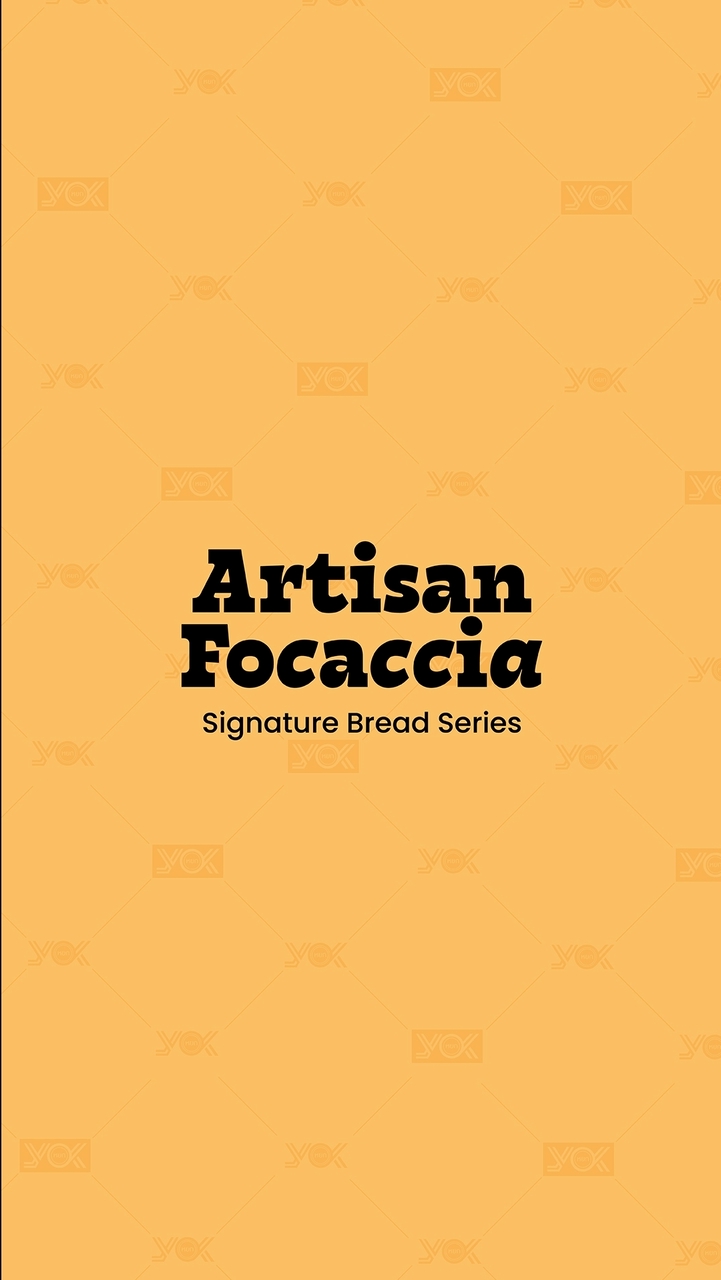 Artisan Focacia and signature bread Series WS