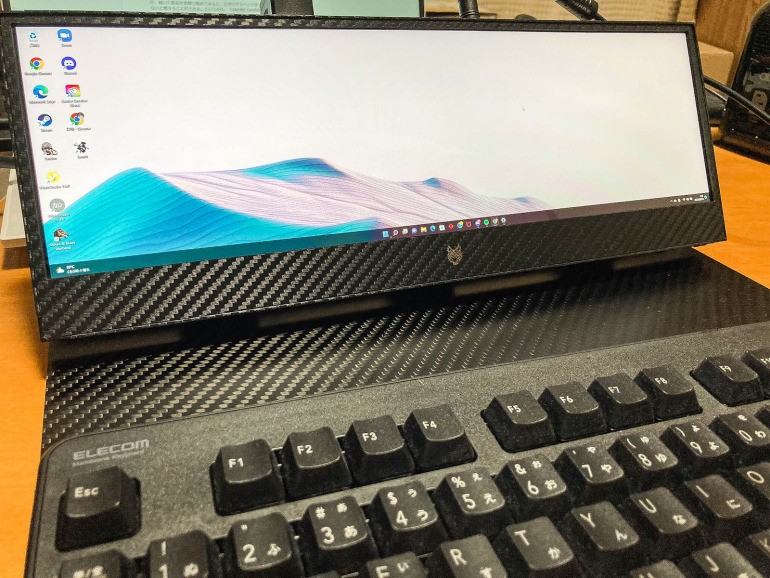 ウルトラロングモバイルモニター　lineをPCで別画面で！ ウルトラロングモバイルモニターlineをPCで別画面で！