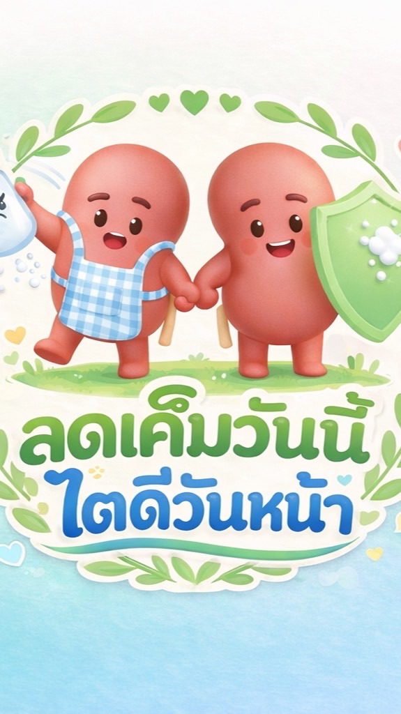 ลดเค็มวันนี้ ไตดีวันหน้า