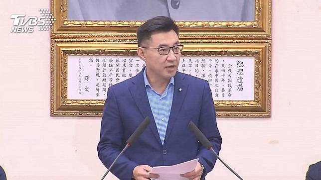 (國民黨主席當選人江啟臣。圖／TVBS)