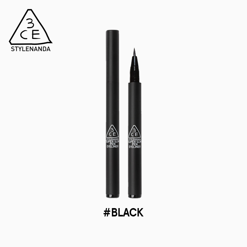 <眼線筆>【官方正品】3CE纖細眼線筆黑棕色女 極細持久不暈染不脫色初學者