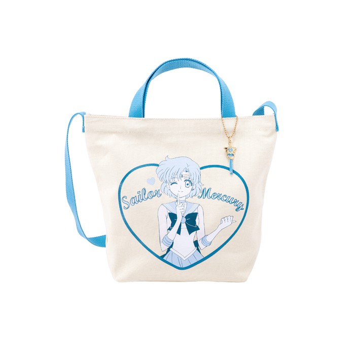 Grace gift-美少女戰士2WAY帆布包 淺藍