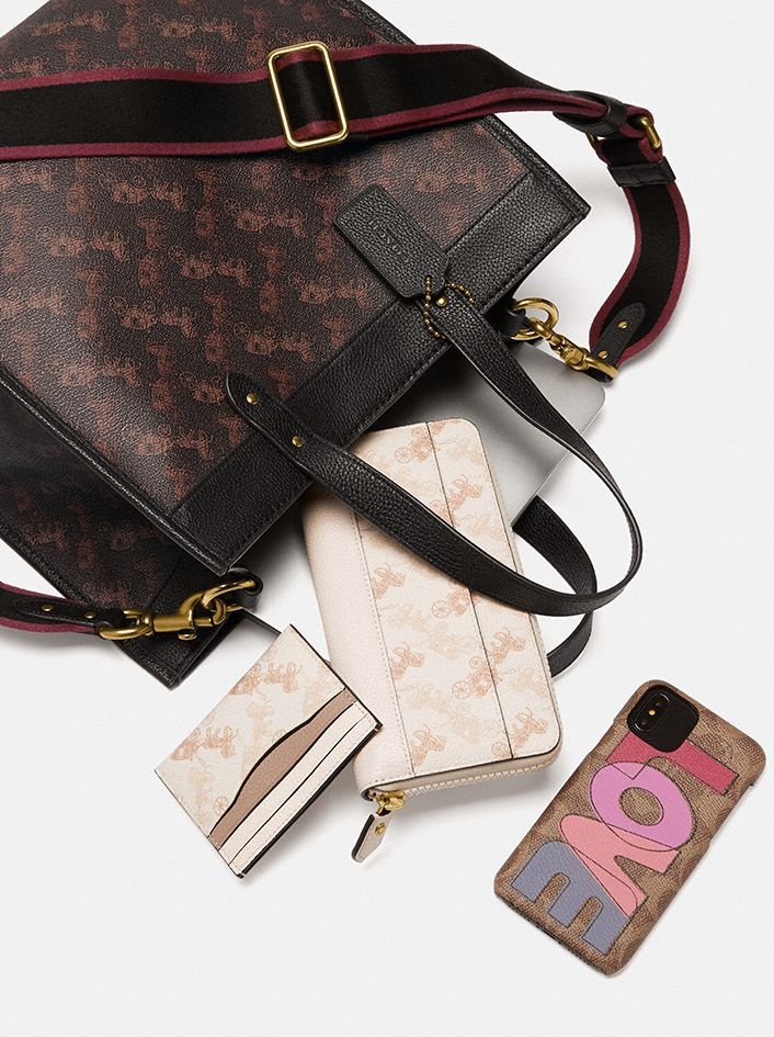 COACH - FIELD TOTE 連HORSE AND CARRIAGE 印花