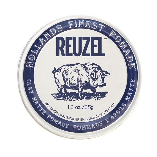 岡山戀香水~REUZEL CLAY MATTE Pomade 白豬強力黏土級水性髮泥35g~優惠價:290元