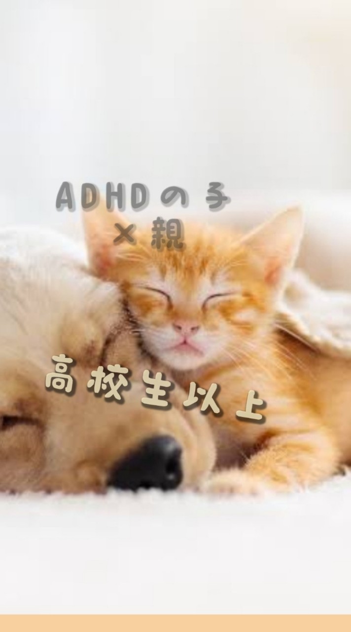 ADHD×高校生以上×親