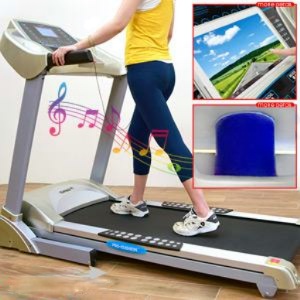 【SAN SPORTS 】自動揚升4HP尊爵電動跑步機(時速達20公里.10組避震墊)